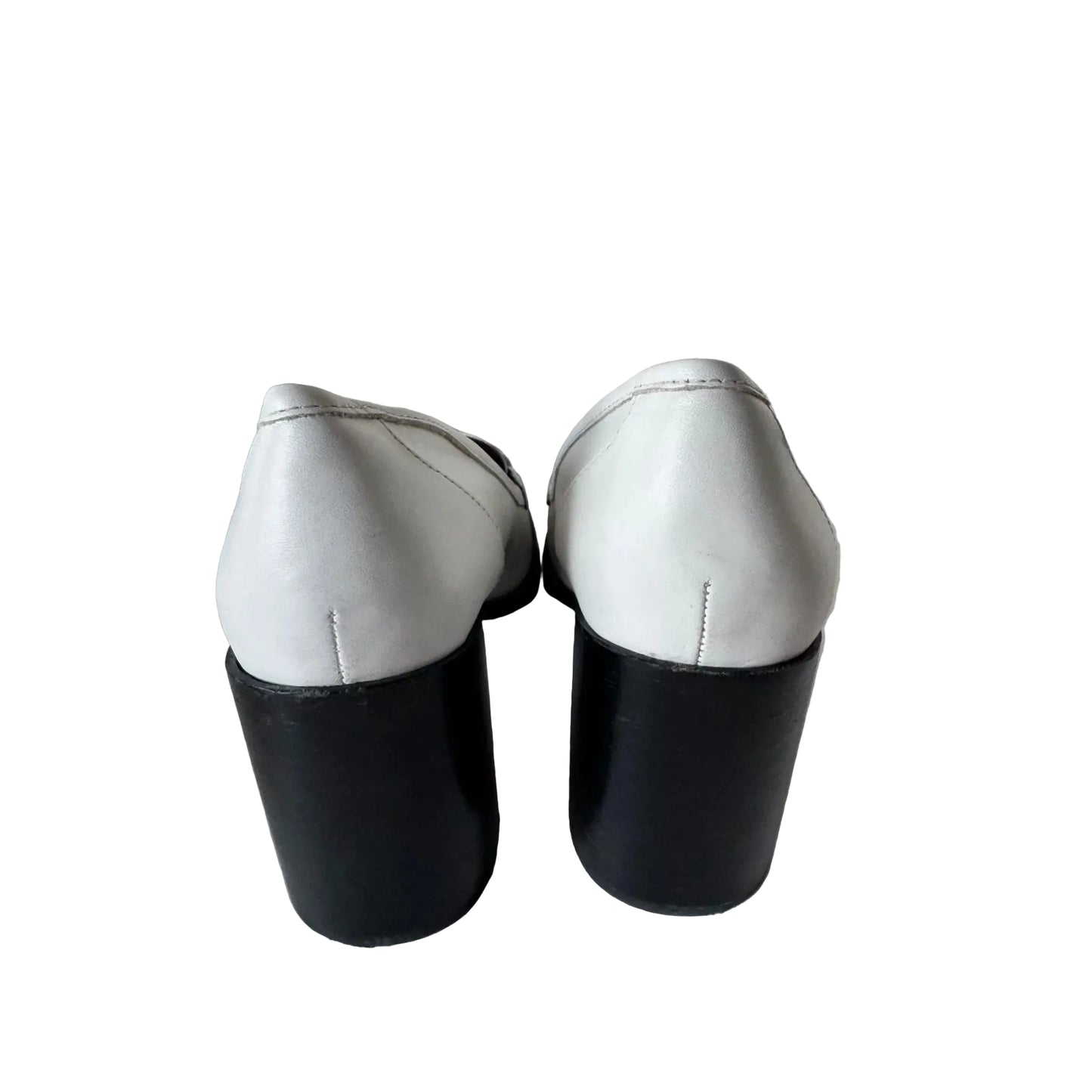 Shoes Heels Block By Franco Sarto In Black & White, Size: 8.5