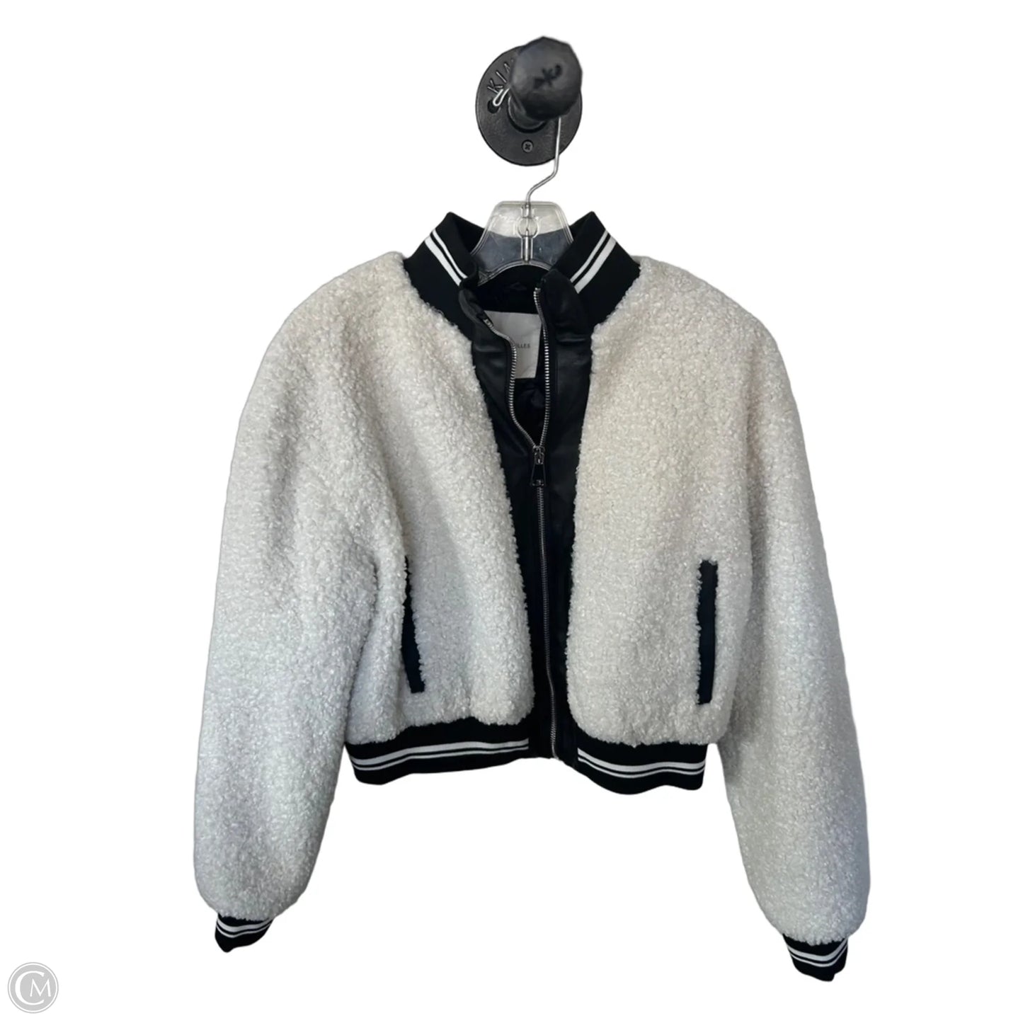 Jacket Other By Avec Les Filles In Black & White, Size: S