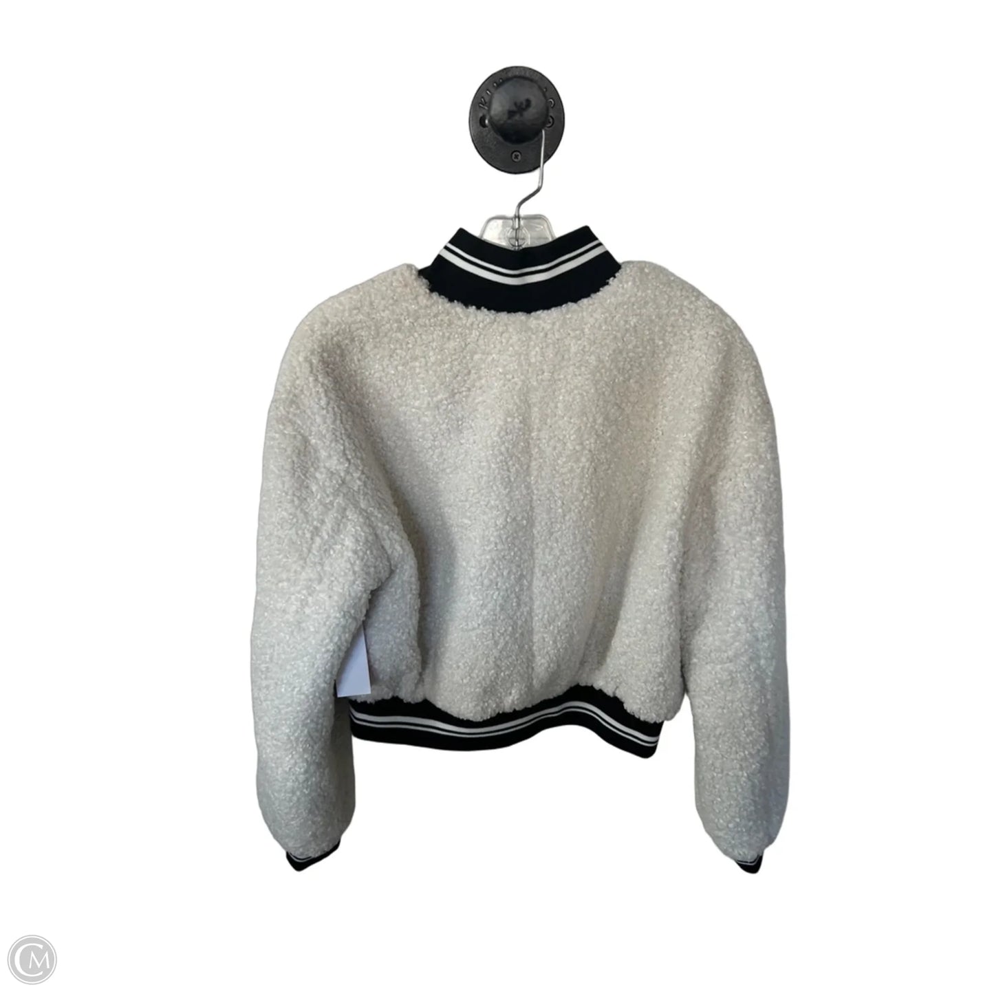 Jacket Other By Avec Les Filles In Black & White, Size: S