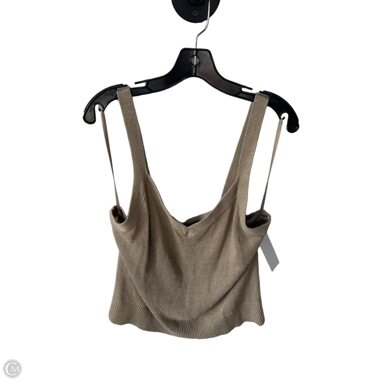 Vest Sweater By Banana Republic In Tan, Size: Xl
