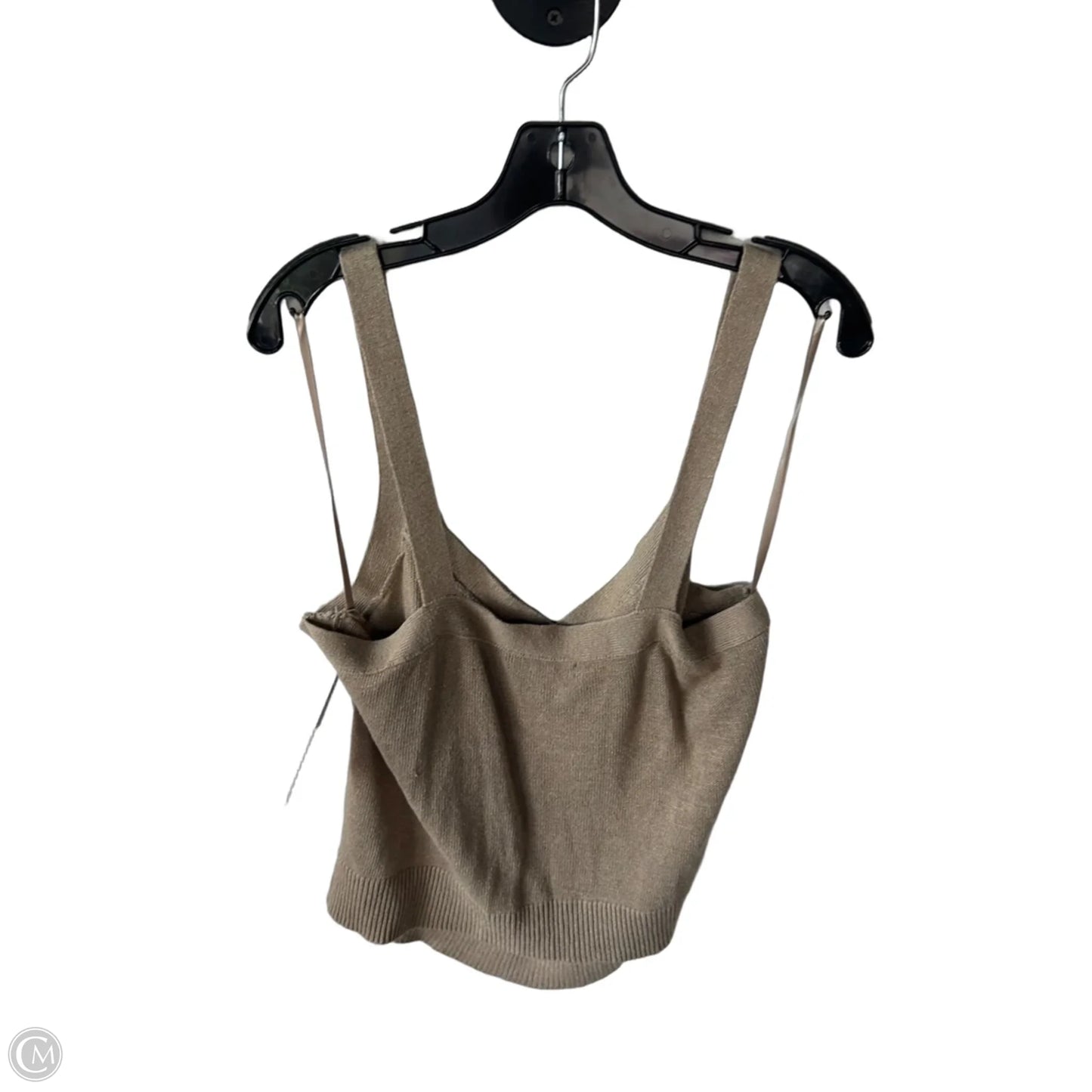 Vest Sweater By Banana Republic In Tan, Size: Xl