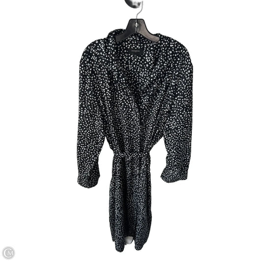 Dress Casual Midi By Banana Republic In Black & White, Size: Xxl