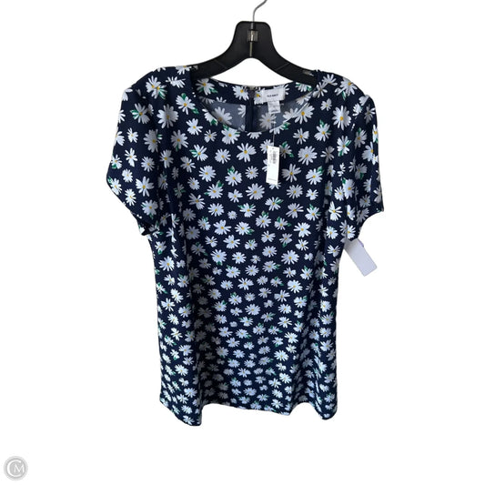 Dress Casual Short By Old Navy In Blue & White, Size: L