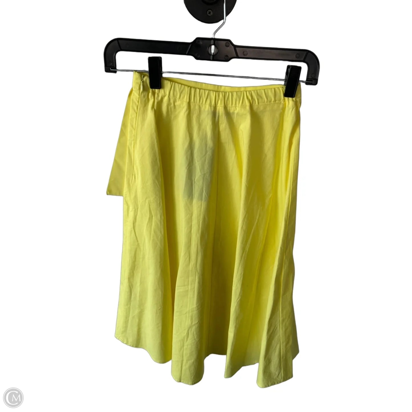 Skirt Midi By Zara Basic In Yellow, Size: 0