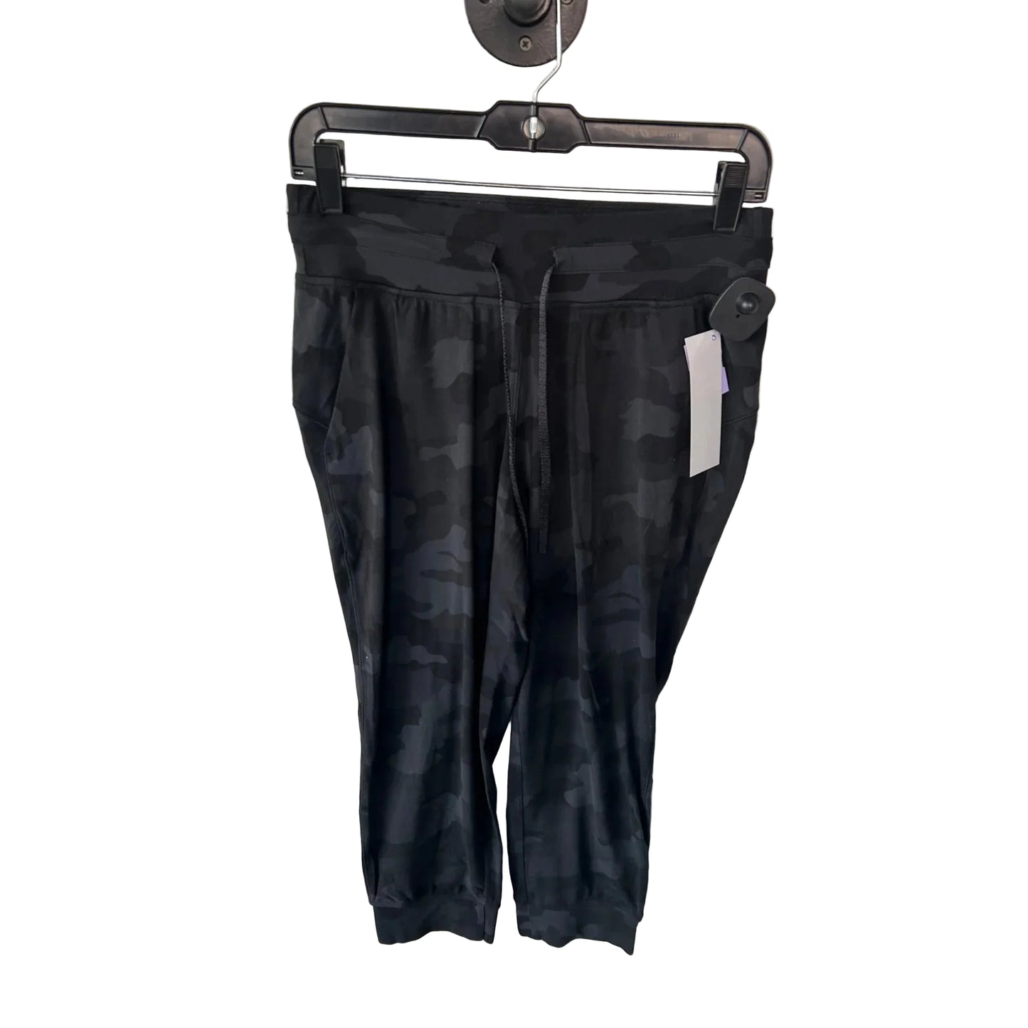 Athletic Pants By Lululemon In Black & Grey, Size: 6