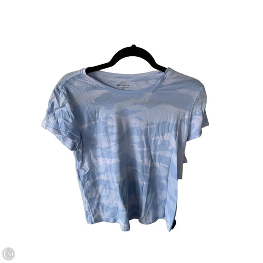 Athletic Top Short Sleeve By Athleta In Blue, Size: M