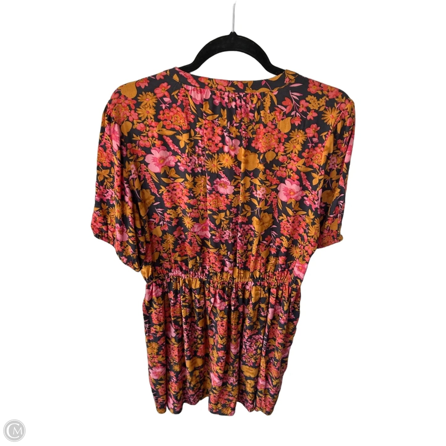 Dress Casual Short By Loft In Grey & Pink, Size: M