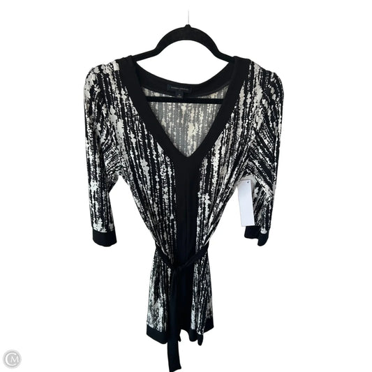Dress Work By Banana Republic In Black & Cream, Size: M