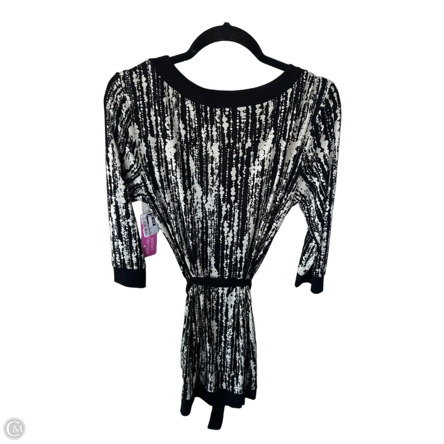 Dress Work By Banana Republic In Black & Cream, Size: M