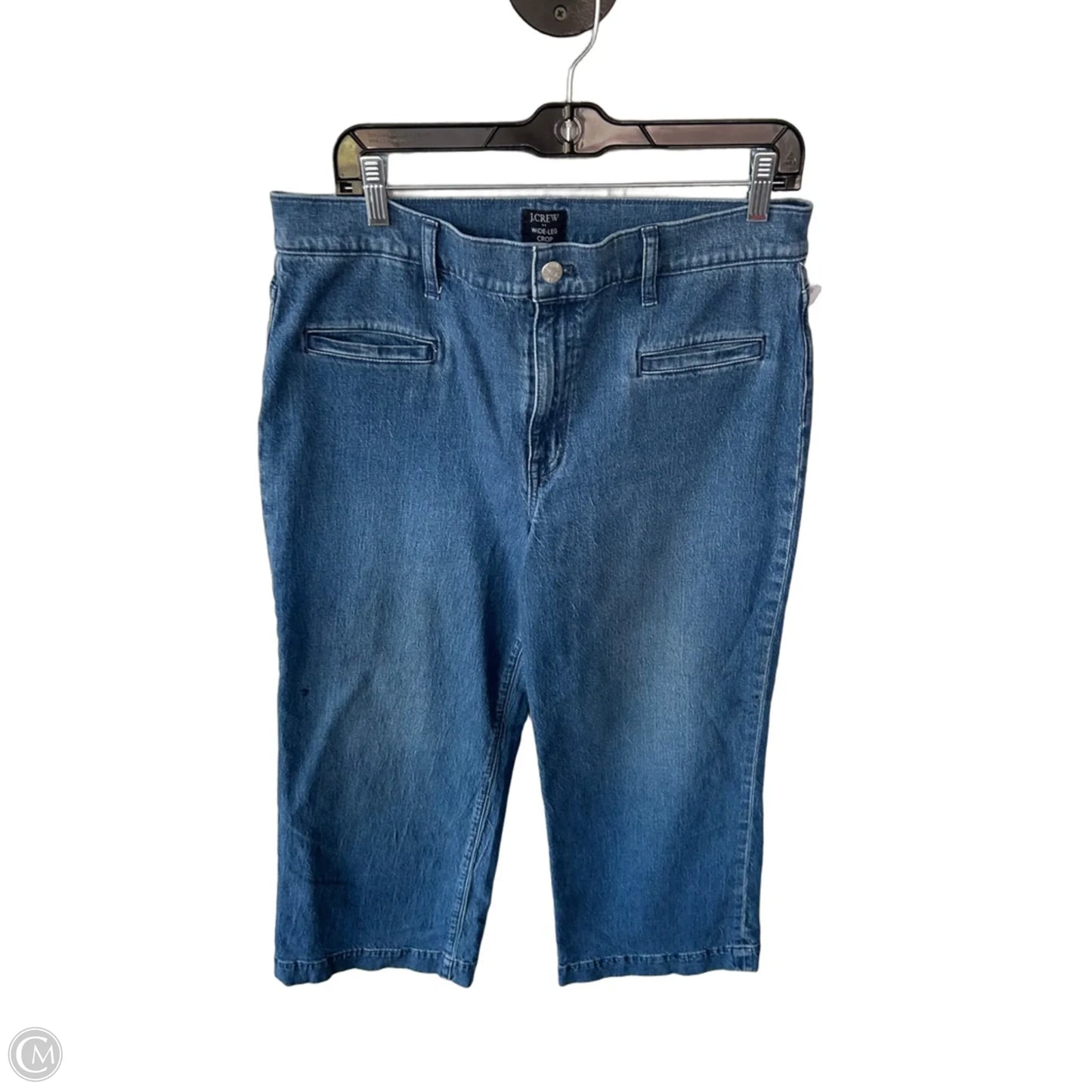 Jeans Wide Leg By J. Crew In Blue Denim, Size: 10