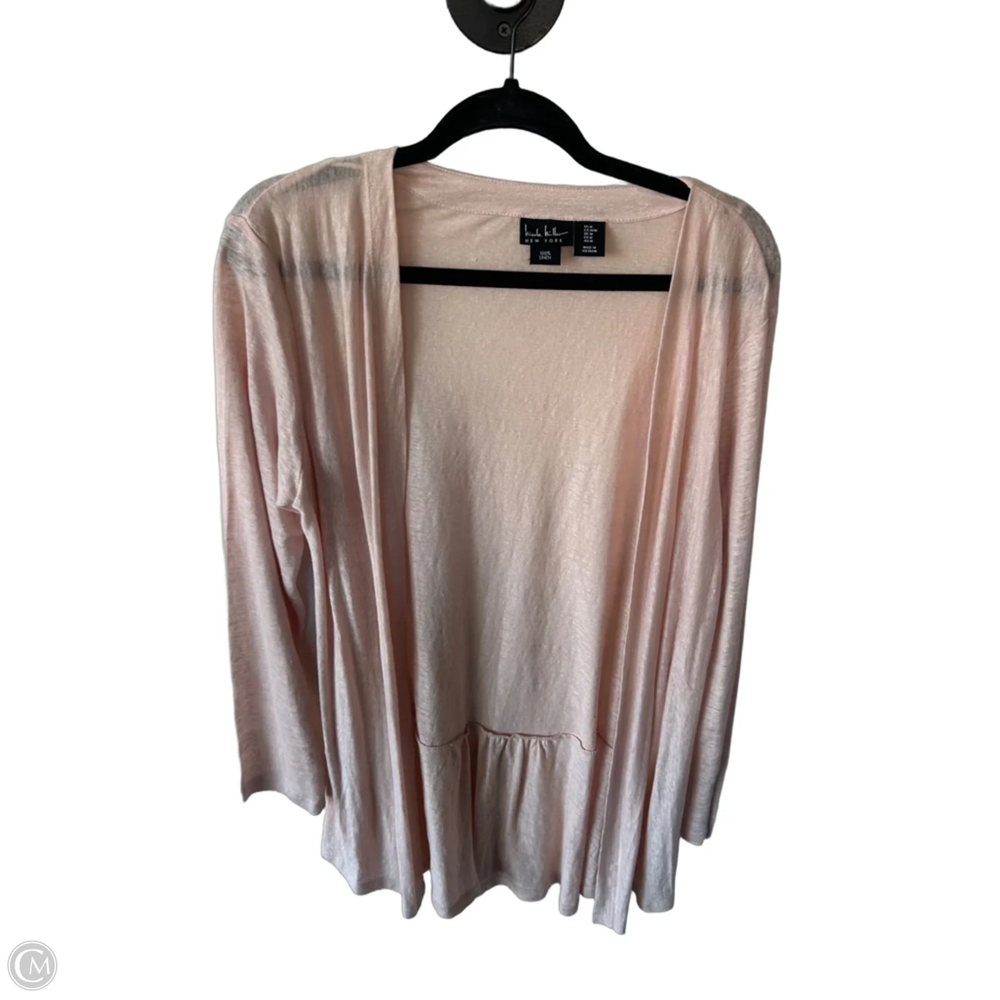Cardigan By Nicole By Nicole Miller In Pink, Size: M