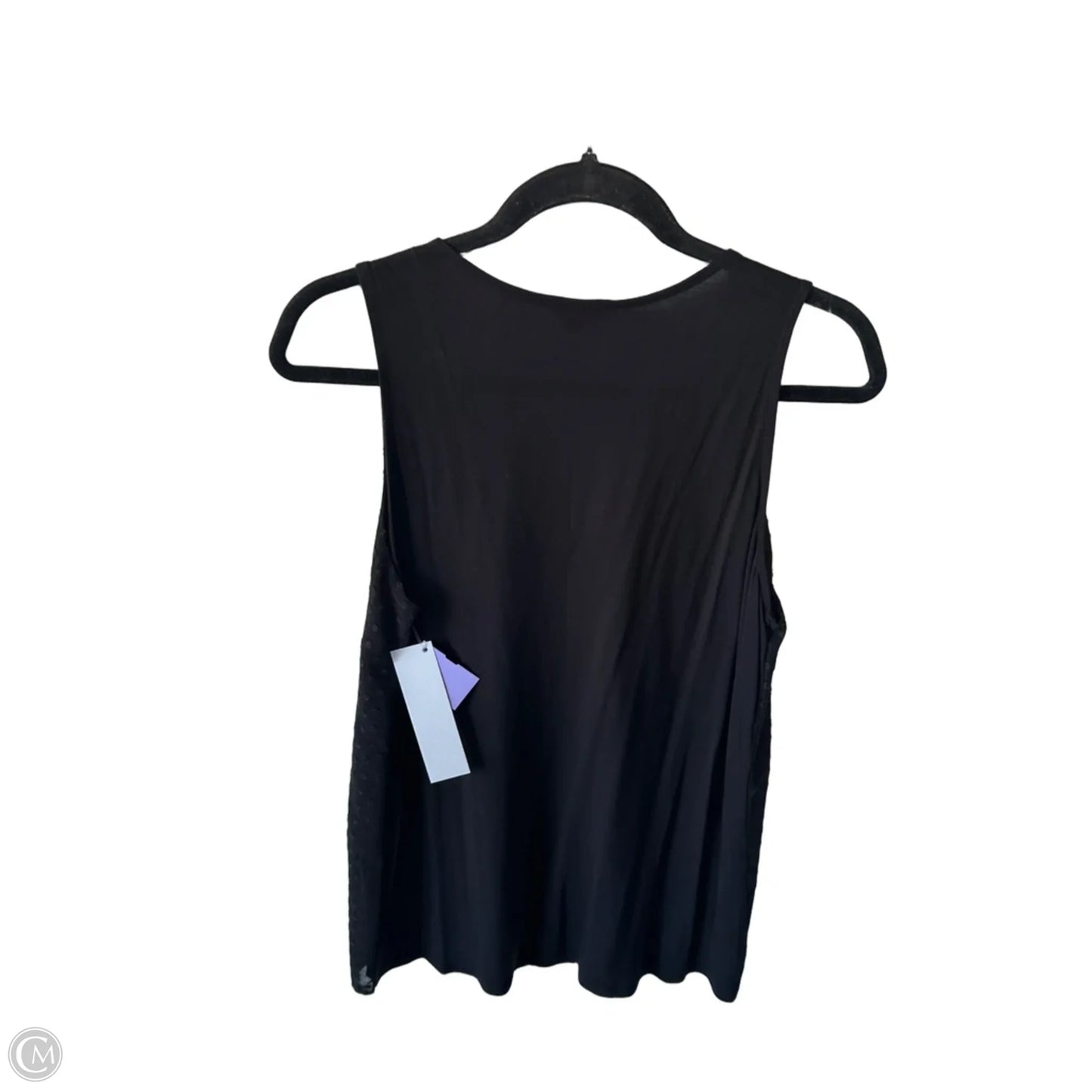 Top Sleeveless By Ann Taylor In Black, Size: M