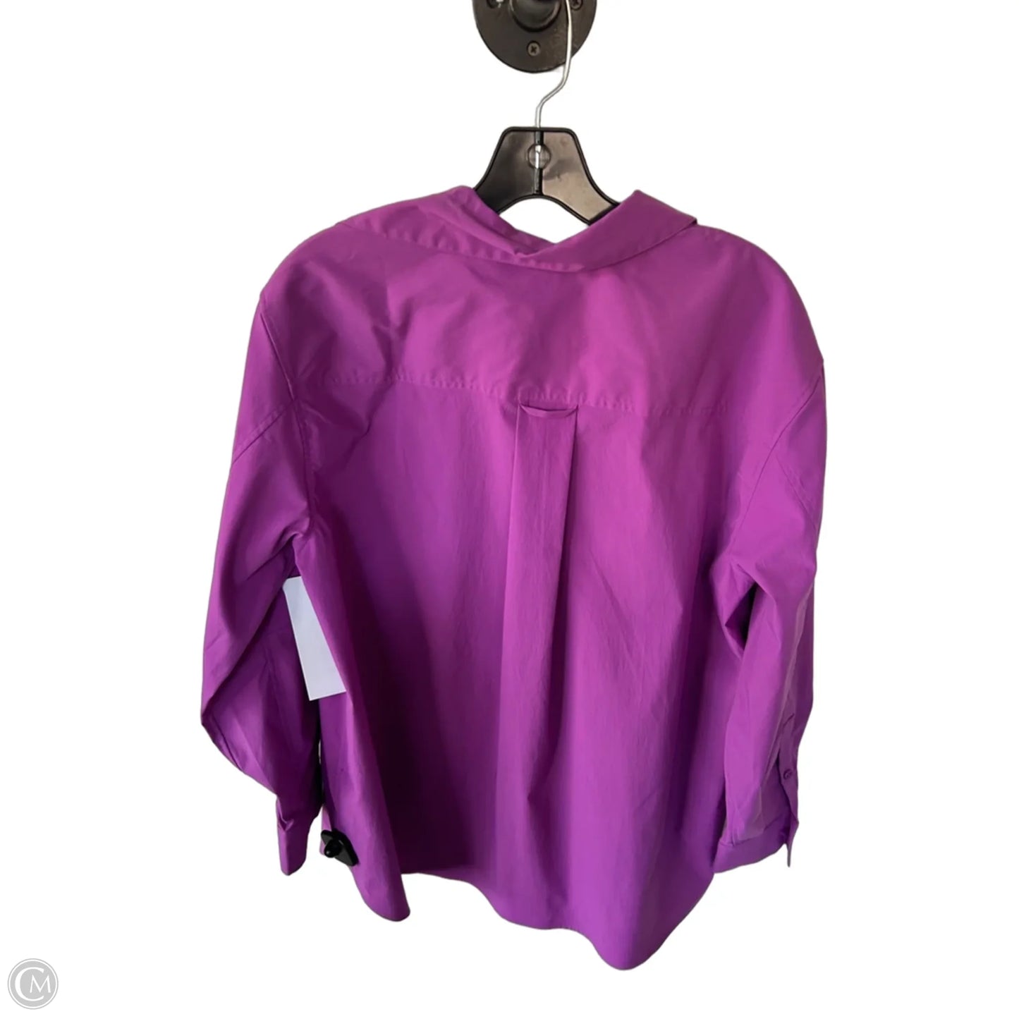 Top Long Sleeve By Athleta In Purple, Size: S
