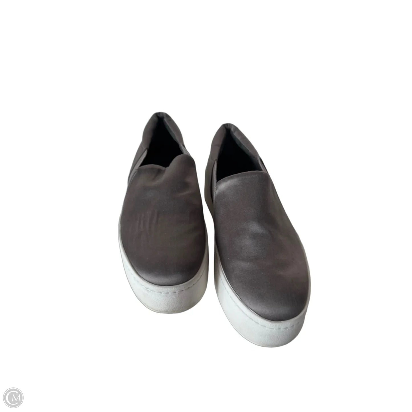 Shoes Sneakers By Vince In Silver, Size: 5.5