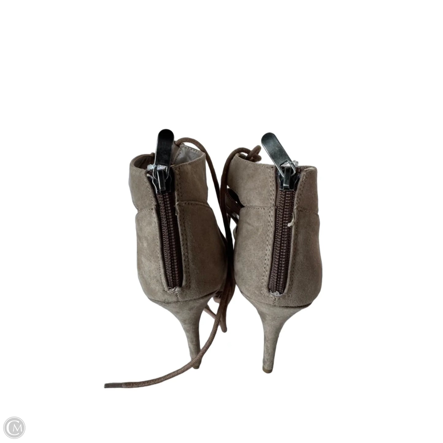 Sandals Heels Stiletto By Chinese Laundry In Tan, Size: 5.5