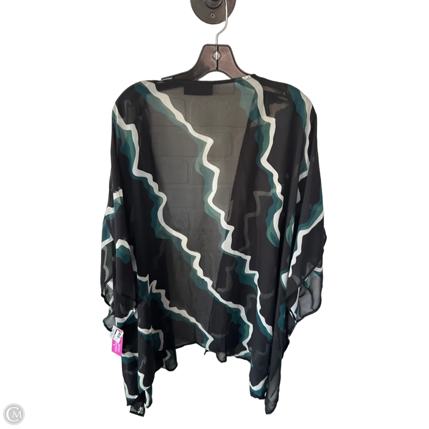 Kimono By Lane Bryant In Black & Green, Size: Osfm