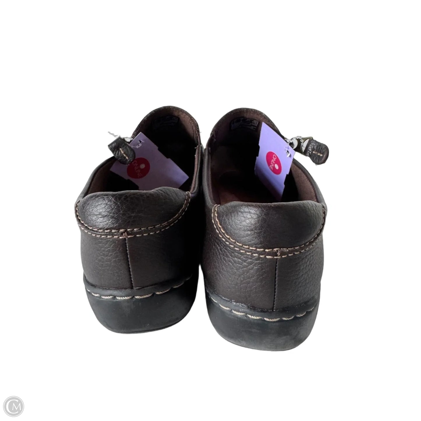 Shoes Flats By Clarks In Brown, Size: 7