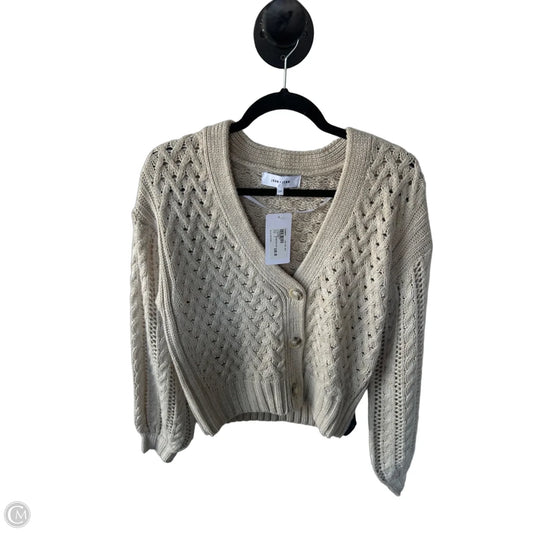 Sweater Cardigan By John + Jenn In Tan, Size: S