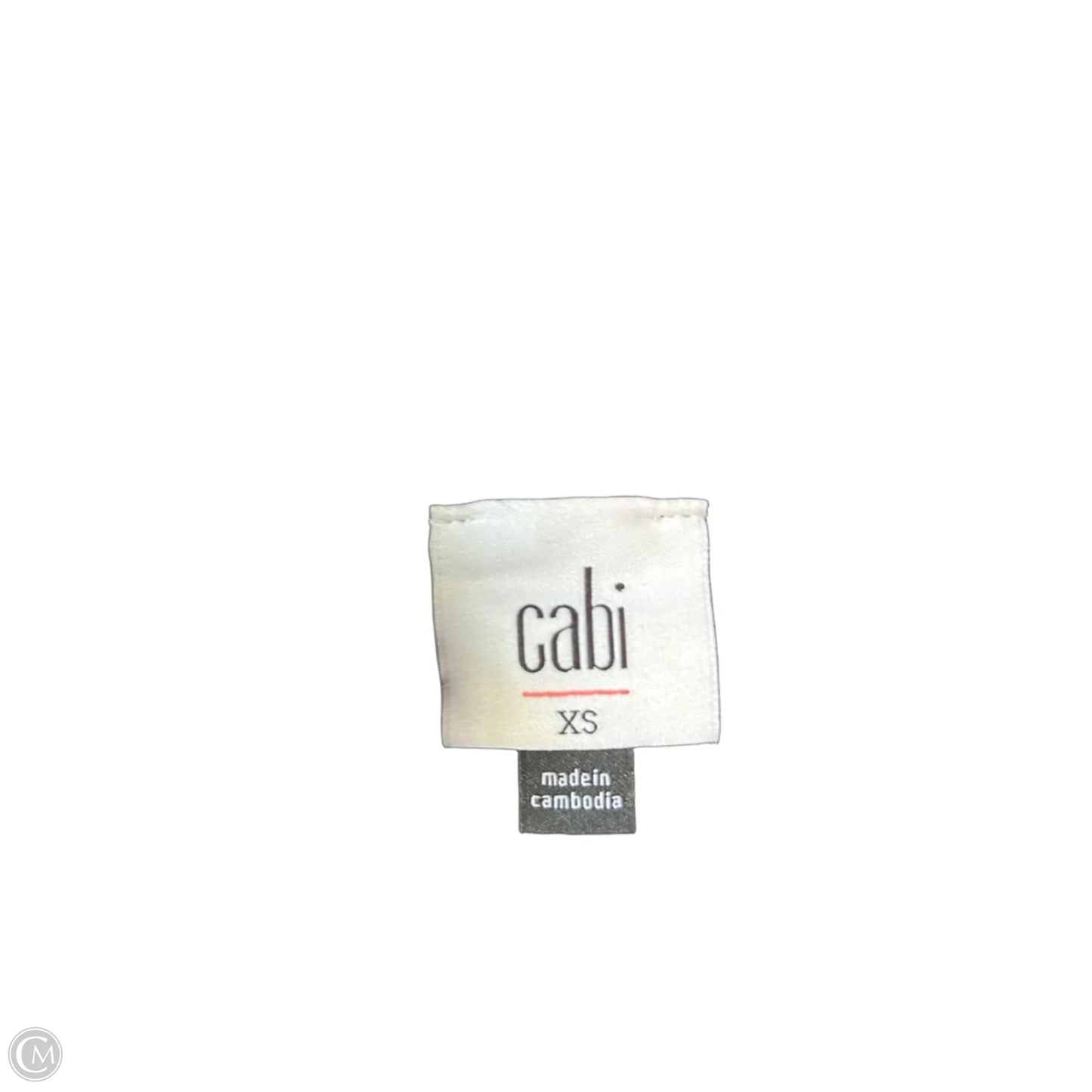 Sweater Cardigan By Cabi In Black & Tan, Size: Xs