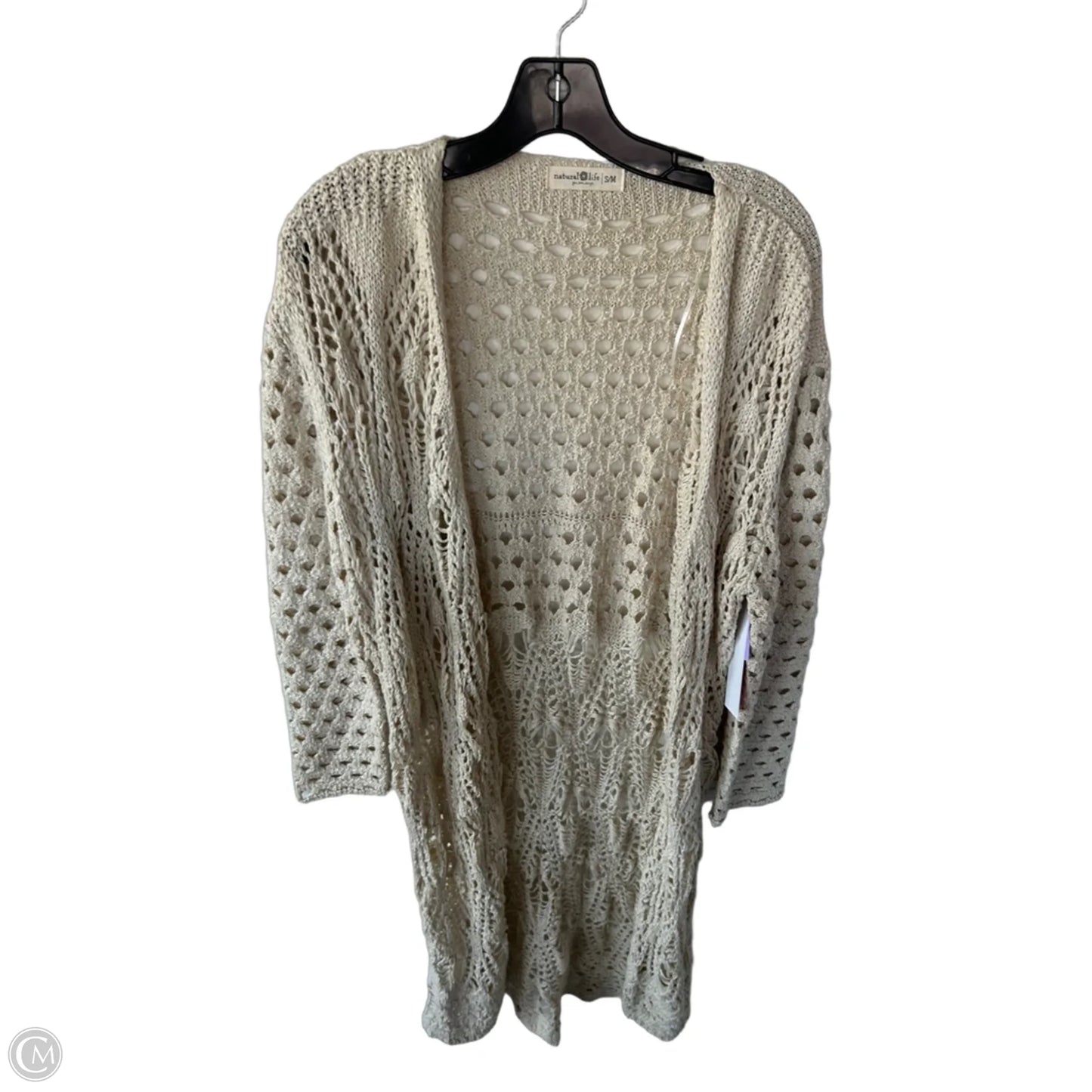 Sweater Cardigan By Natural Life In Tan, Size: S