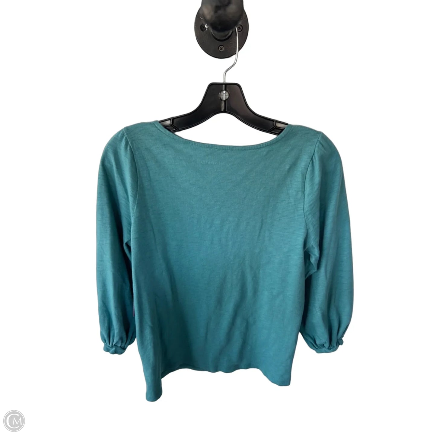 Top 3/4 Sleeve By Soft Surroundings In Blue, Size: S