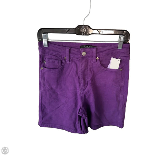 Shorts By Judy Blue In Purple Denim, Size: 8