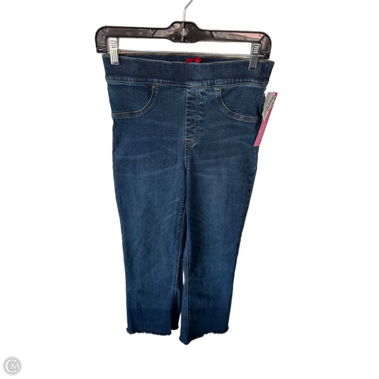 Jeans Straight By Spanx In Blue Denim, Size: 4