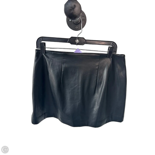 Skort By Express In Black, Size: 10