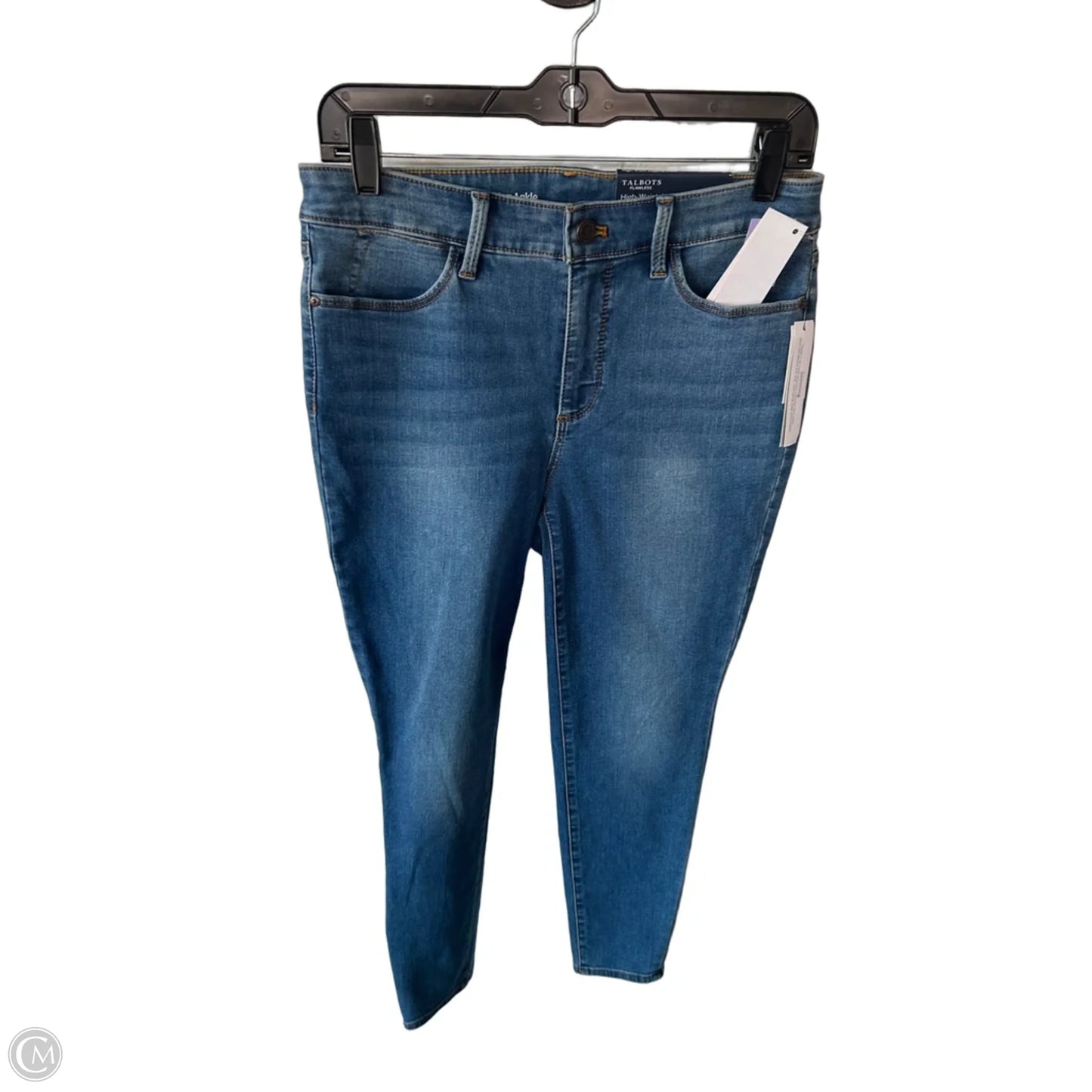 Jeans Skinny By Talbots In Blue Denim, Size: 6p