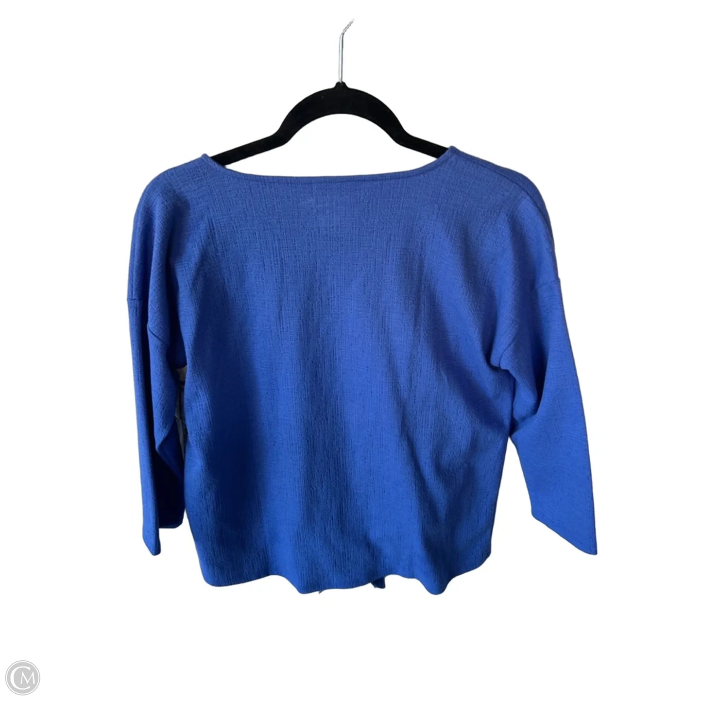 Top 3/4 Sleeve By Talbots In Blue, Size: Mp