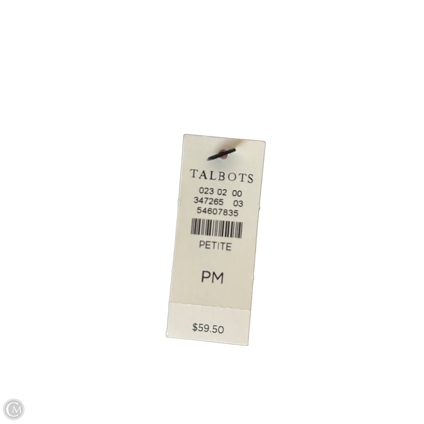 Top 3/4 Sleeve By Talbots In Blue, Size: Mp