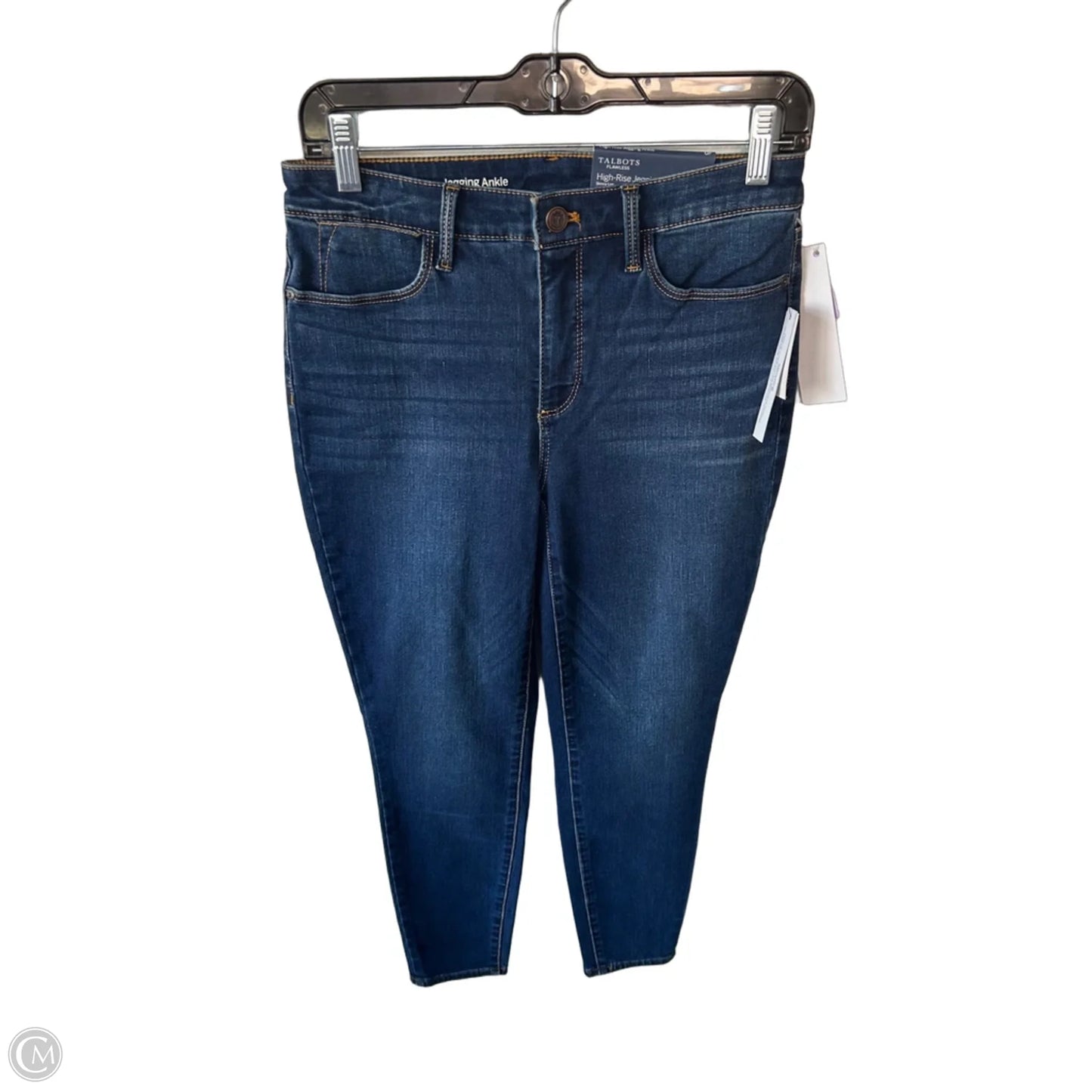 Jeans Skinny By Talbots In Blue Denim, Size: 6p
