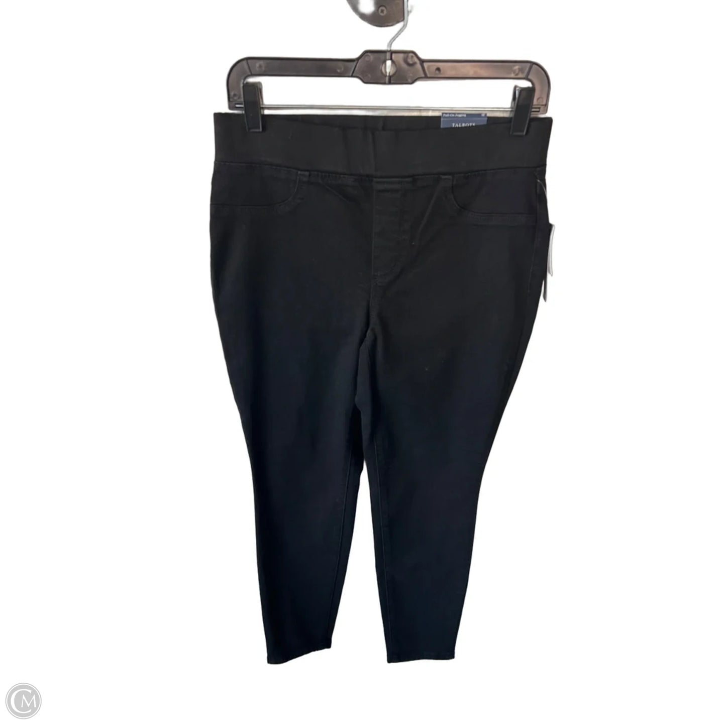 Jeans Jeggings By Talbots In Black Denim, Size: 6p
