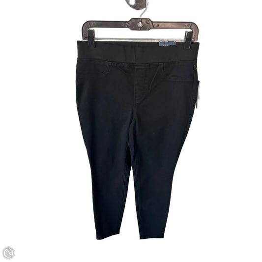Jeans Jeggings By Talbots In Black Denim, Size: 6p