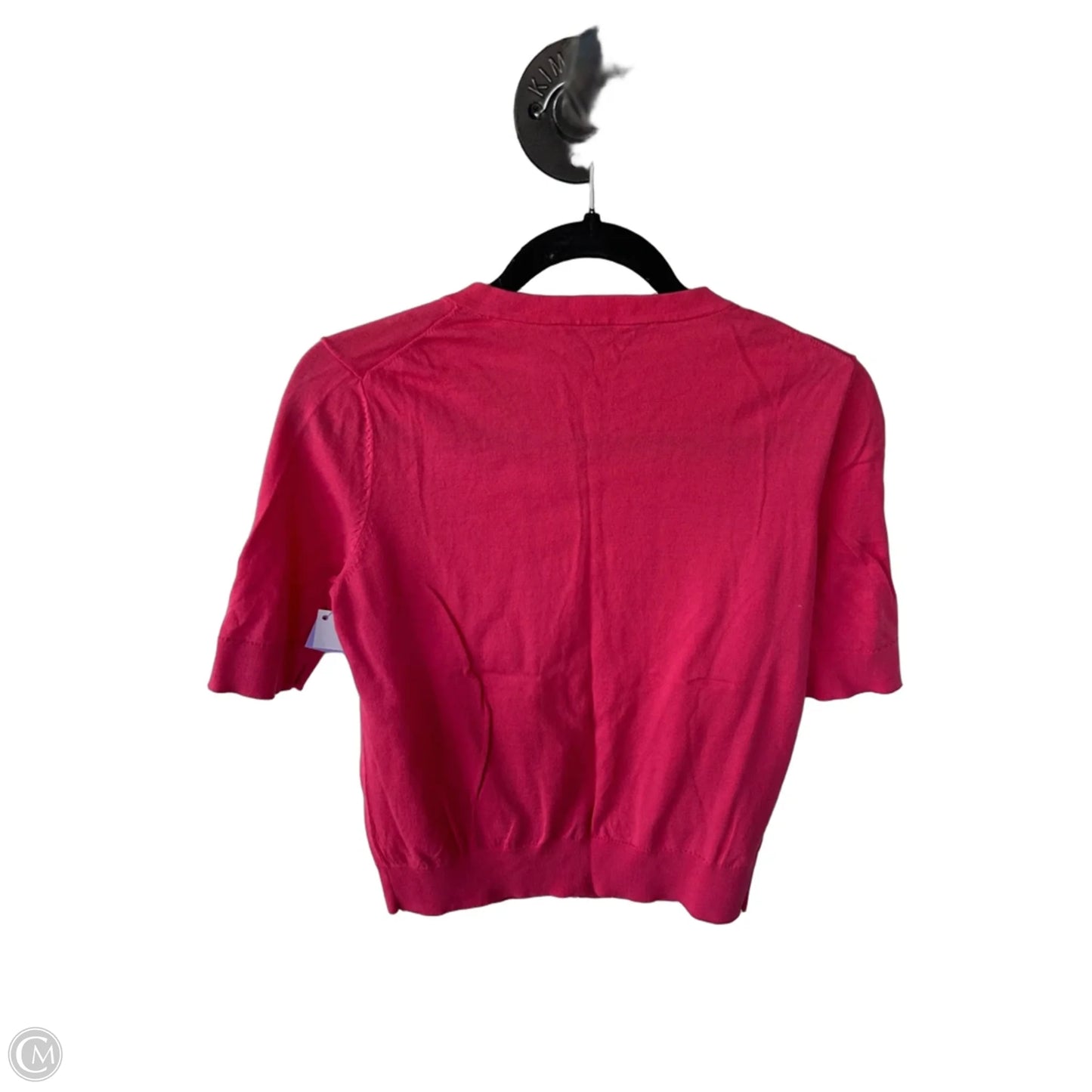 Sweater Short Sleeve By Loft In Pink, Size: S