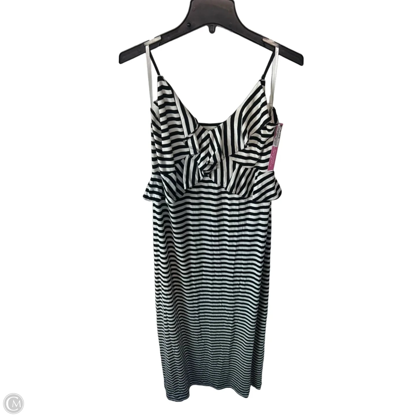 Dress Casual Maxi By Max Studio In Black & White, Size: Xl