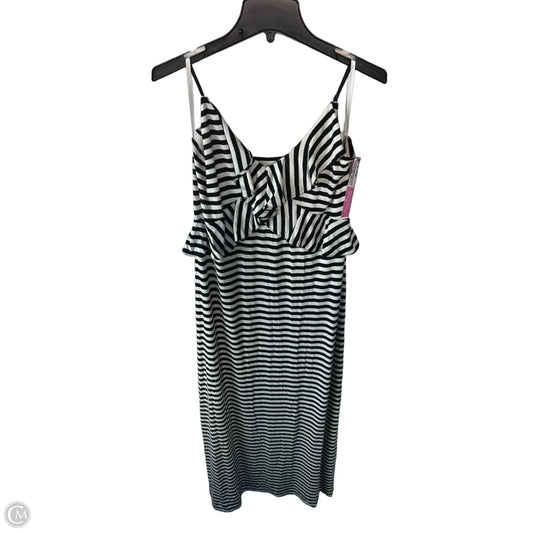 Dress Casual Maxi By Max Studio In Black & White, Size: Xl