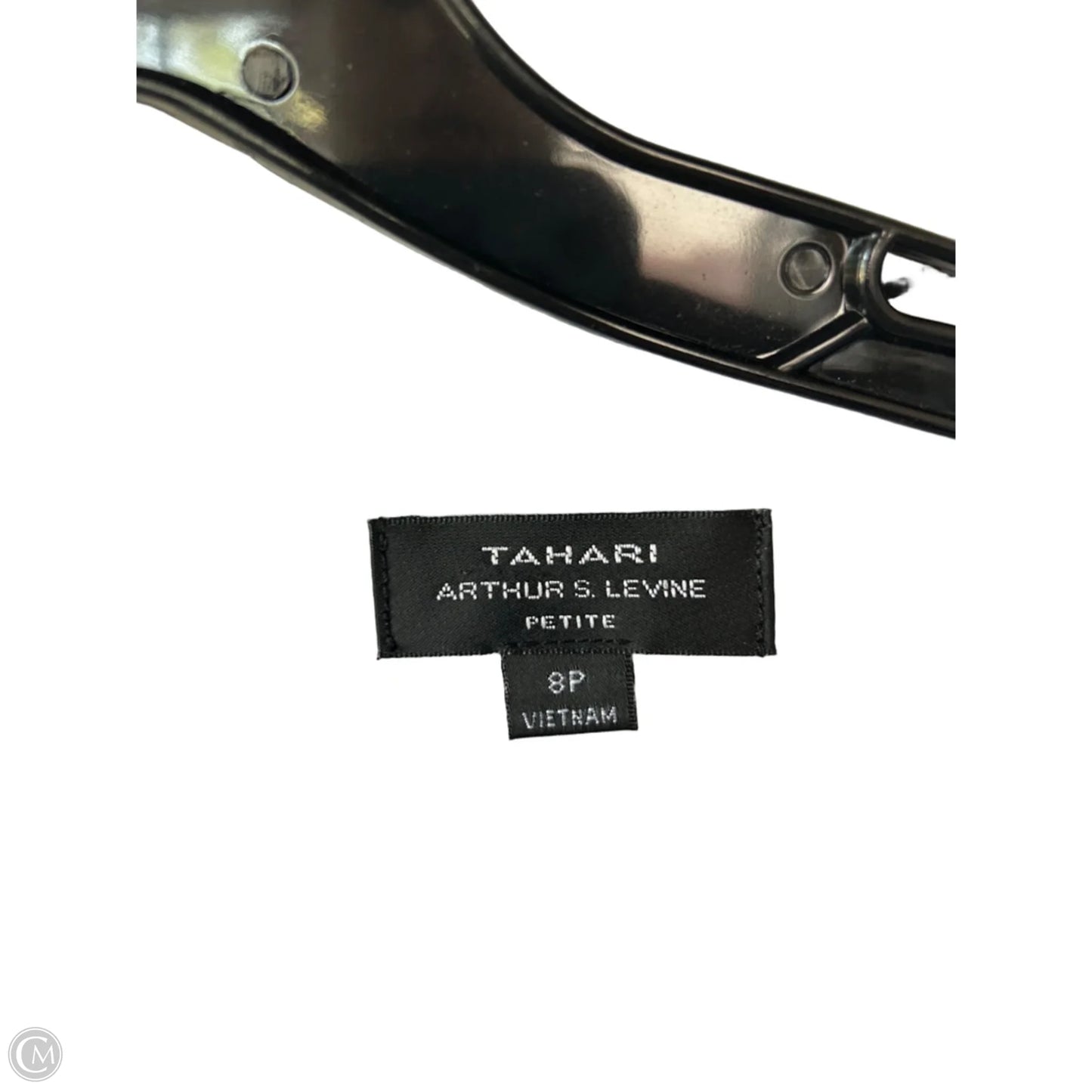 Dress Work By Tahari By Arthur Levine In Black & White, Size: Mp