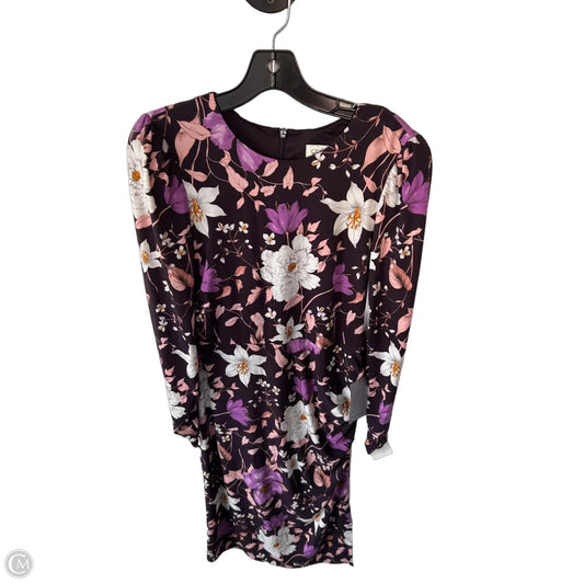 Dress Party Midi By Eliza J In Purple & White, Size: S