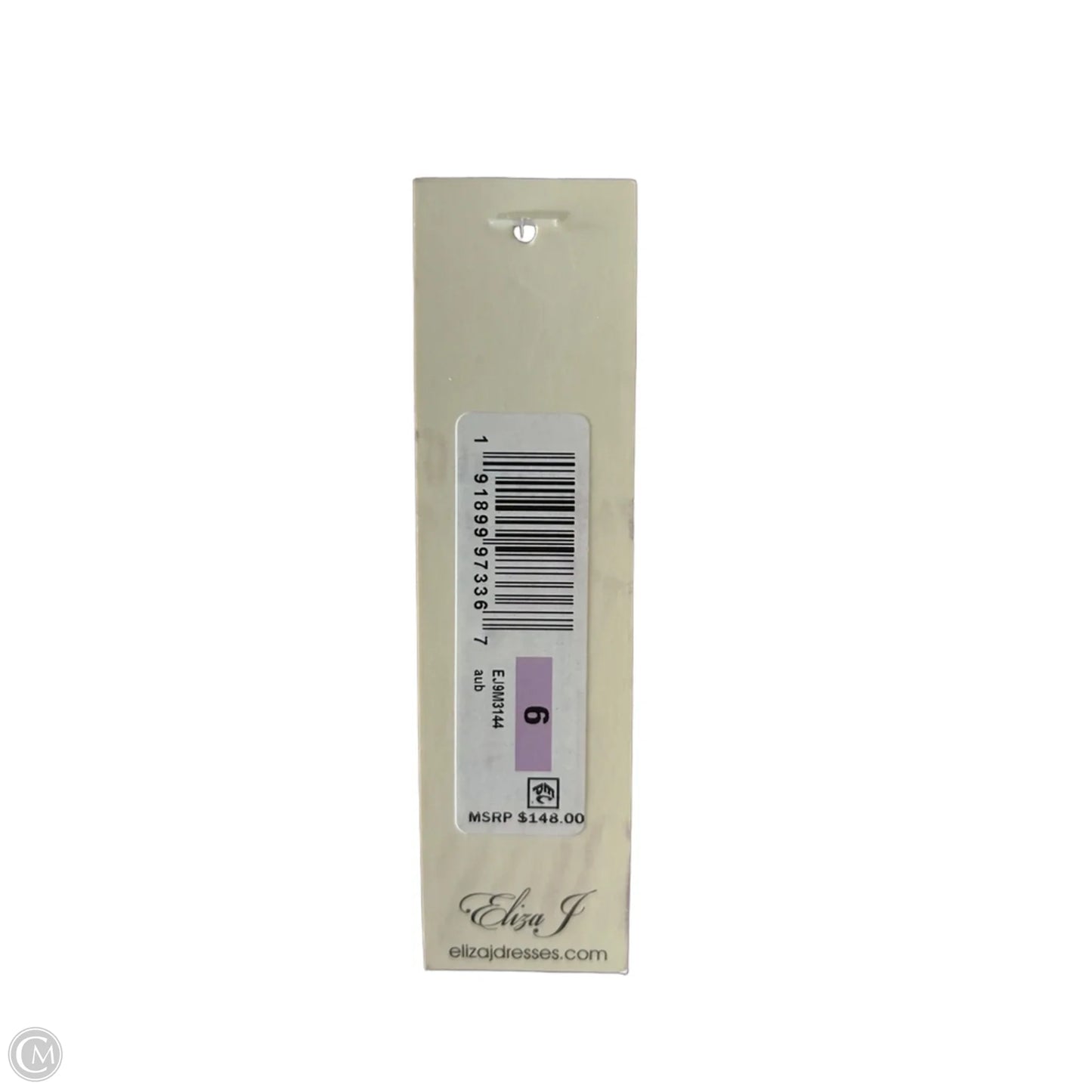 Dress Party Midi By Eliza J In Purple & White, Size: S
