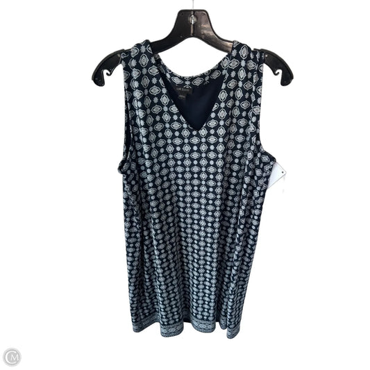 Dress Casual Short By J. Jill In Blue & White, Size: L