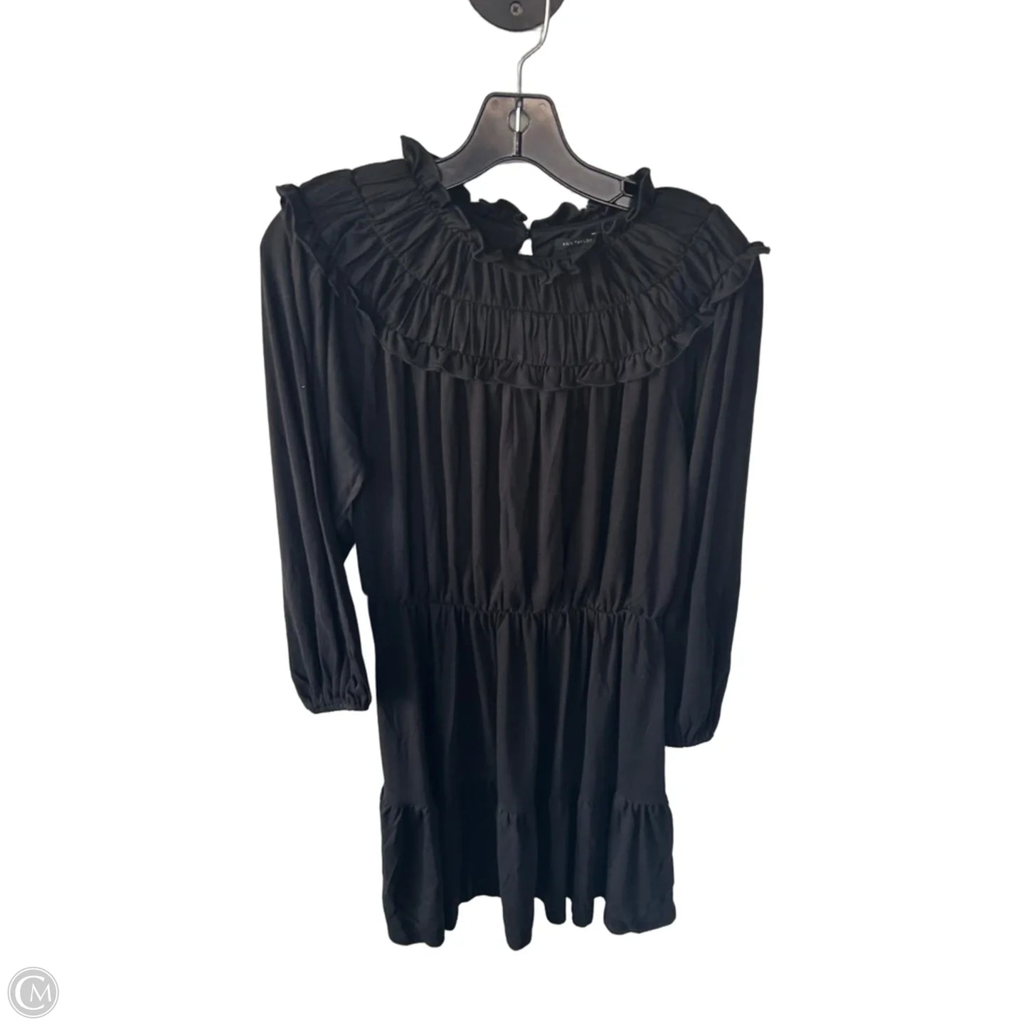 Dress Casual Short By Ann Taylor In Black, Size: S