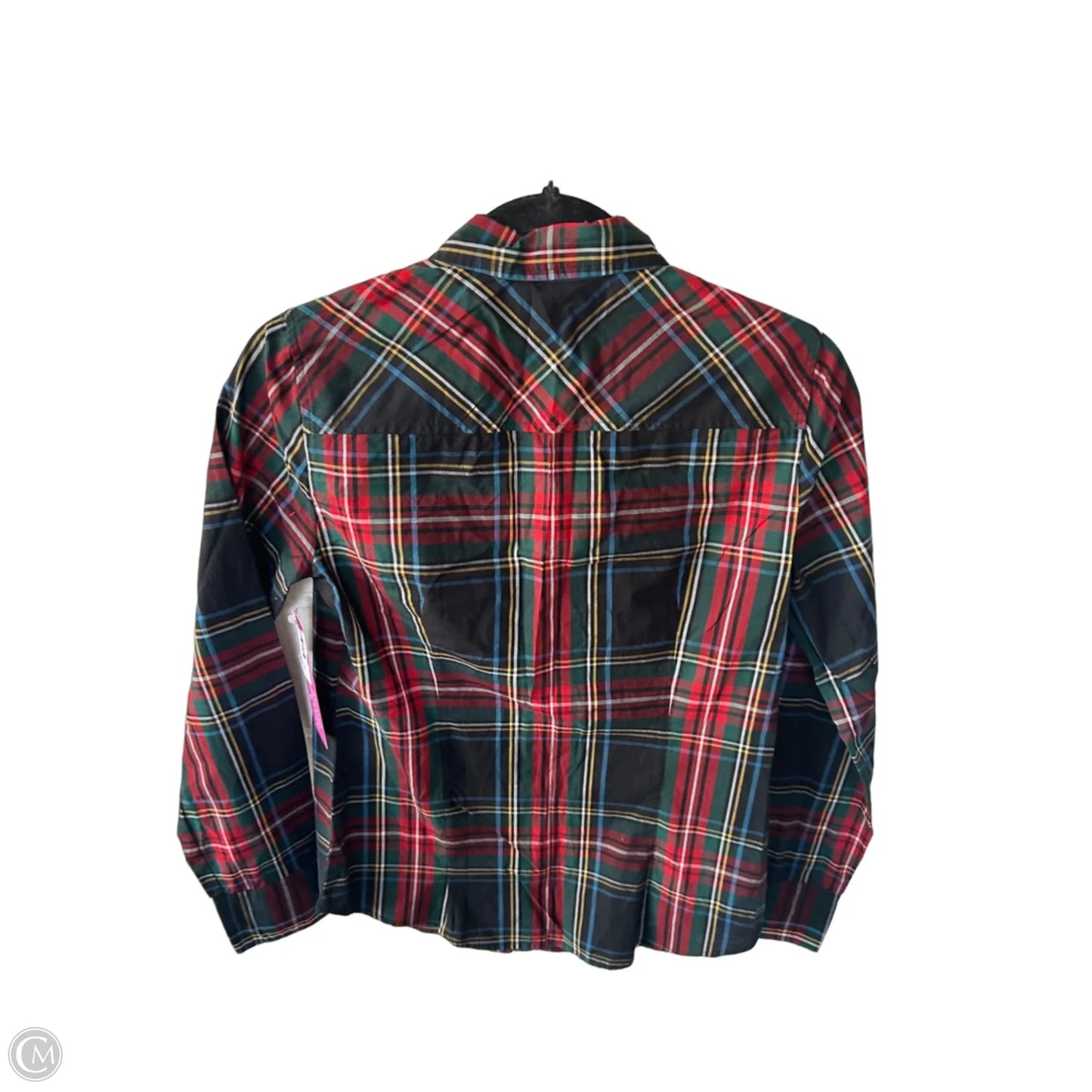 Top Long Sleeve By J. Crew In Black & Red, Size: Xs