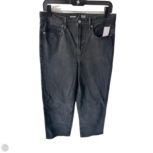 Jeans Wide Leg By Old Navy In Black Denim, Size: 6l