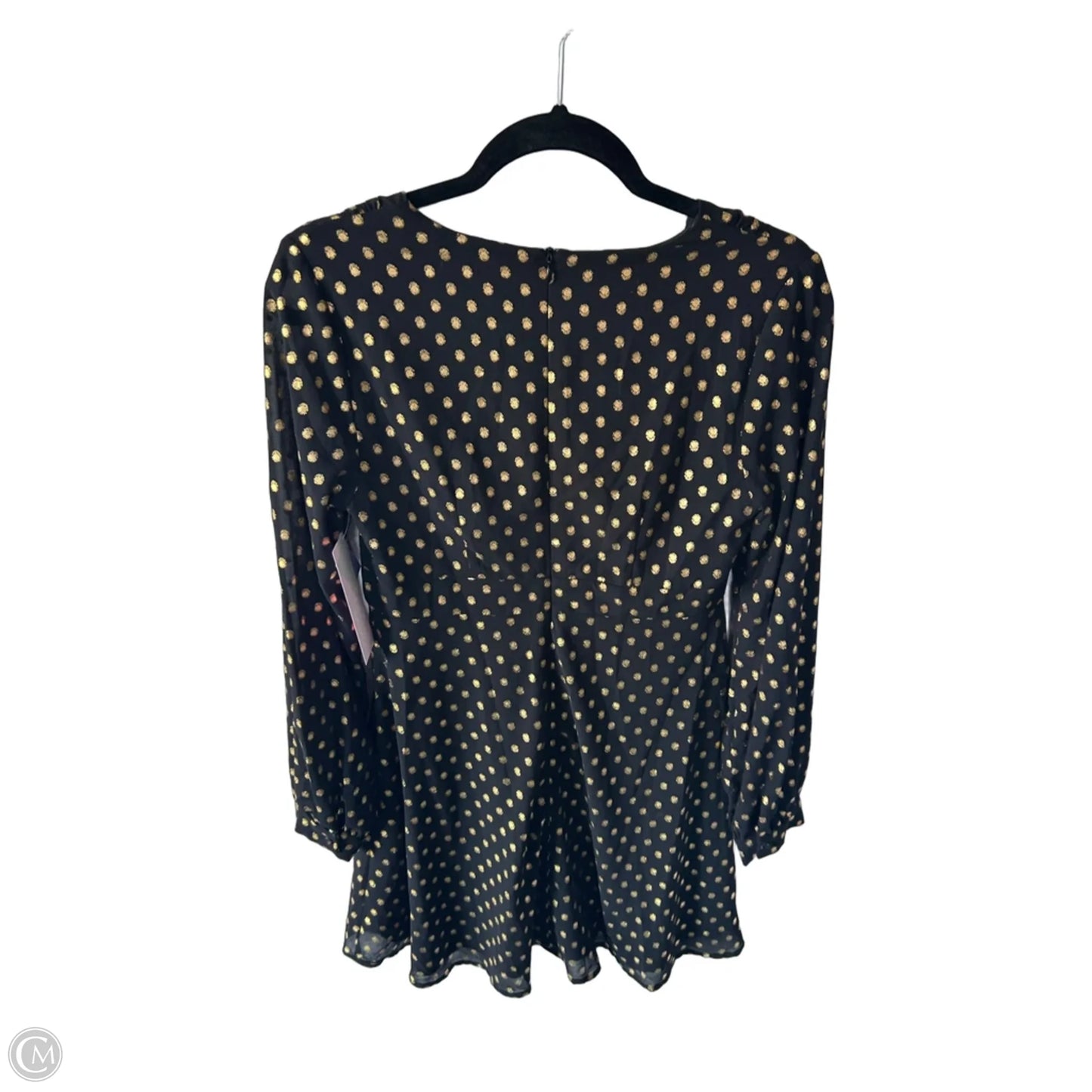 Dress Party Short By Altard State In Black & Gold, Size: S