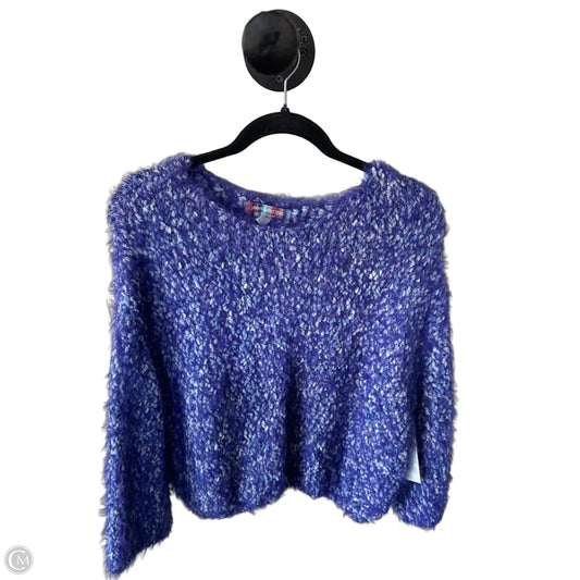 Sweater By Urban Outfitters In Purple & White, Size: M