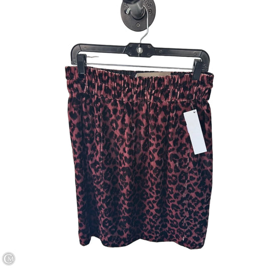 Skirt Midi By J. Crew In Black & Pink, Size: 8