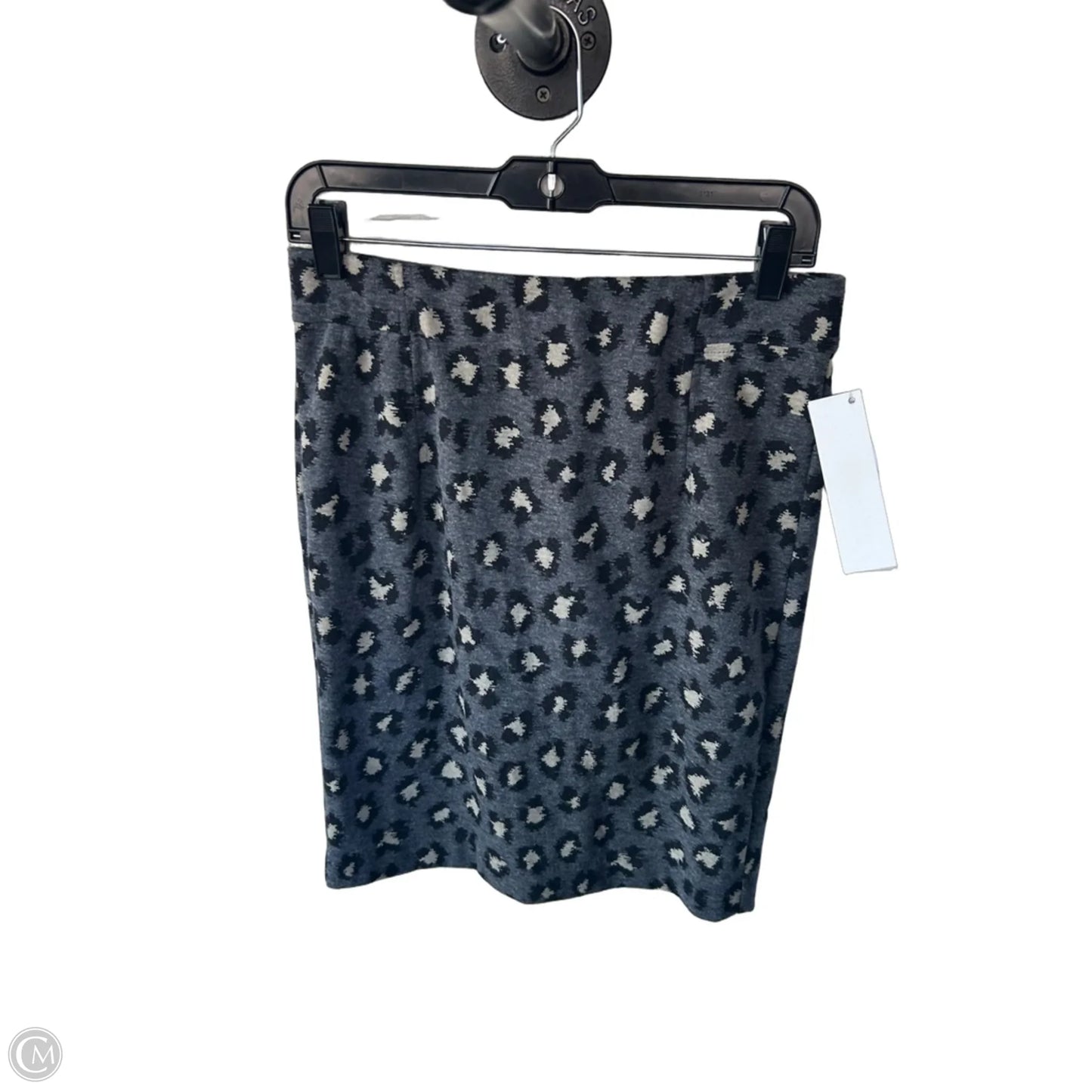 Skirt Mini & Short By Loft In Grey & Tan, Size: 8p