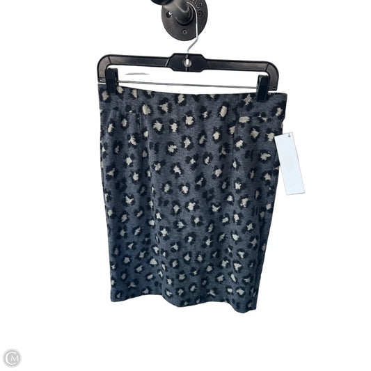 Skirt Mini & Short By Loft In Grey & Tan, Size: 8p
