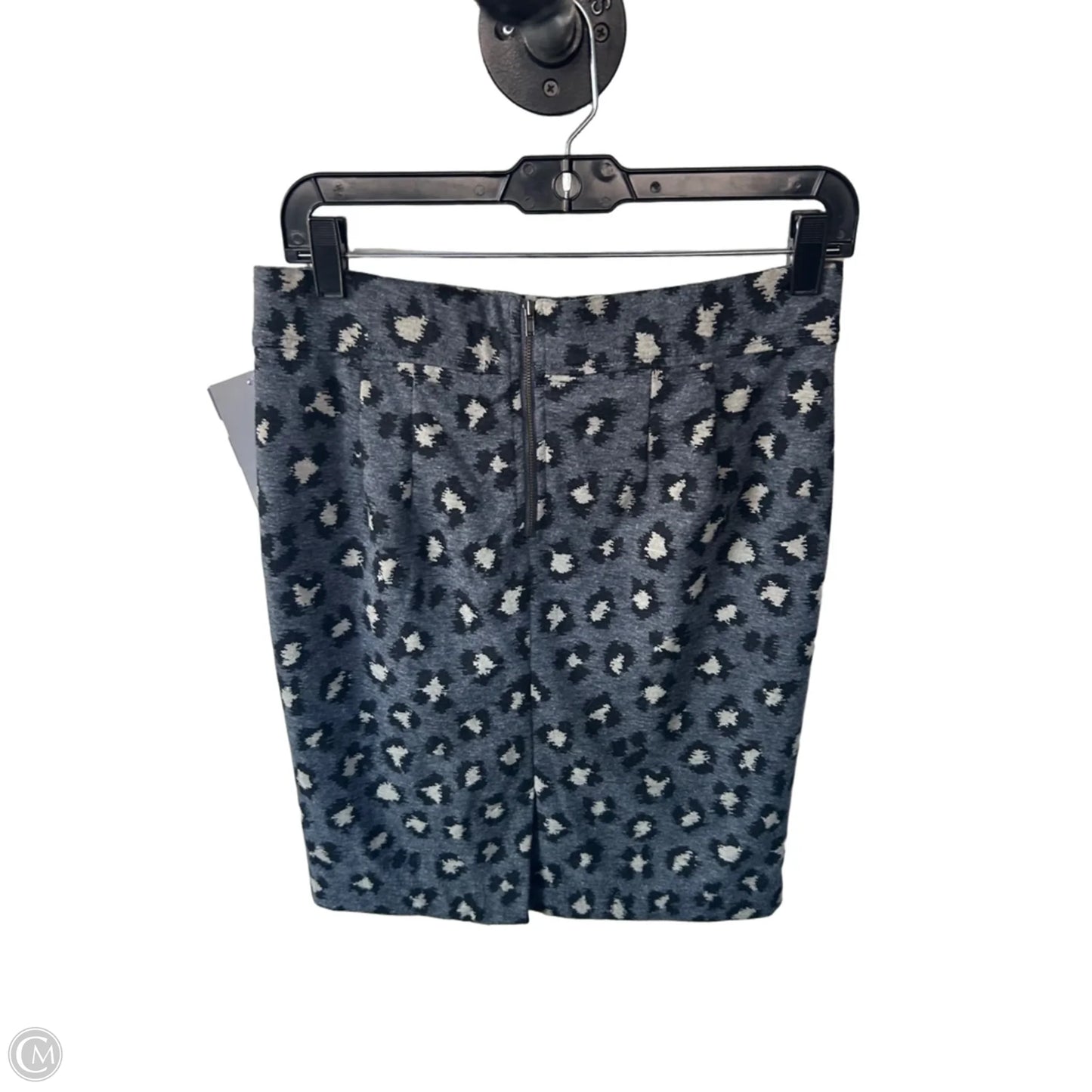 Skirt Mini & Short By Loft In Grey & Tan, Size: 8p